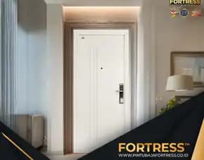 (Fortress) Pintu Utama Baja Ringan 2 Daun Di Palu