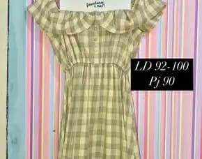 Dress Jeweluna Kotak Off Shoulder Cantik