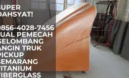 Super Dahsyat! 0856-4028-7456 Jual Pemecah Gelombang Angin Truk Pickup Semarang Titanium Fiberglass