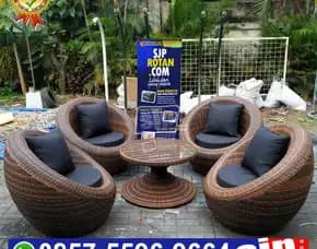 Jual Kursi Rotan Sintetis, Jual Sofa Rotan Sintetis Outdoor