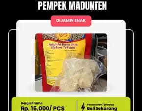 Lezat 085-7777-00001 Warung Pempek Ikan Frozen Pempek Kapal Selam Sebagai Makanan Ringan Batu Malang Madunten