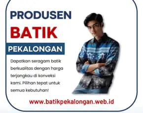 Produsen Setelan Batik Pekalongan