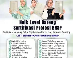 Profesional Sertifikasi Bnsp Content Creator Kepulauan Seribu