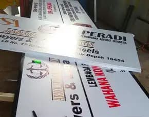 Huruf Timbul Jakarta Pusat
