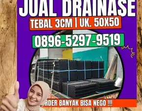 0896-5297-9519 (Wa), Gudang Drainase Rumput Sintetis Palembang Kisam Ilir