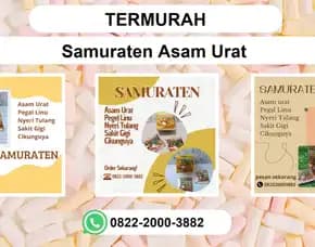 Termurah, 0822-2000-3882 Distributor Samuraten Asam Urat Pemalang