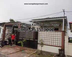 (Termurah), Jasa Pasang Kanopi Baja Ringan Kota Banjarmasin