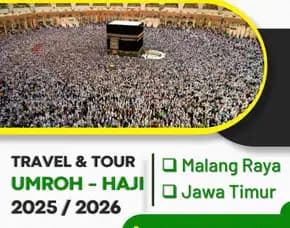 Travel Umroh Syawal 2025 Tirtoyudo Malang, Berangkat Aman Dan Nyaman Dengan Al Bahjah