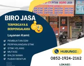 Termurah, Wa 0852-1924-2162, Jasa Sim A Dan C Bekasi