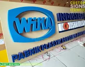 Jasa Huruf Timbul Cimahi | Dayatama Advertising