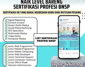 Legal Sertifikasi Bnsp Berapa Jakarta Utara