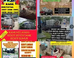 Jasa Sedot Wc Adipala Cilacap 0812-2662-7159 Ragil