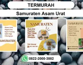 Termurah, 0822-2000-3882 Distributor Samuraten Asam Urat Bojonegoro