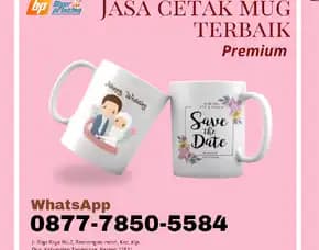 Premium, Wa./Call 0877-7850-5584, Jasa Cetak Mug Terbaik,Di Cibodas	Tangerang