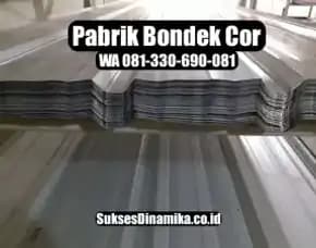 Tabel Spesifikasi Bondek Sidoarjo Tulangan - Promo Hebat (225)