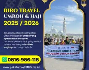 Travel Umroh Eksklusif Panggungrejo Blitar Al Bahjah, Ibadah Yang Penuh Kenyamanan