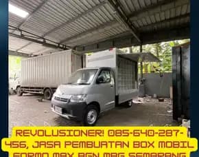 Revolusioner, Jasa Pembuatan Box Mobil Formo Max Bgn Mbg Semarang Kendal