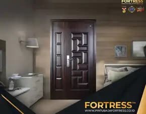 (Fortress) Pintu Besi Plat Baja 1 Daun Di Palu
