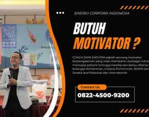 Trainer Motivator Tanjung Pinang, Terpercaya & Solutif, Dian Saputra