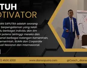 Pembicara Motivator Ponorogo, Terpercaya & Solutif, Dian Saputra