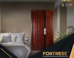 (Fortress) Pintu Besi Fortress 1 Daun Di Palu