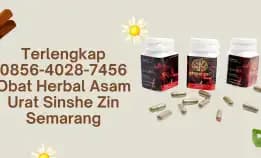 Koomplit 0856-4028-7456 Obat Herbal Asam Urat Sinshe Zin Semarang