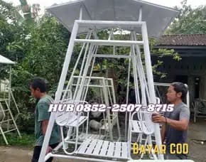 Desain Model Ayunan Besi Pas Untuk Taman Rumah Estetik Kec Gajah Demak