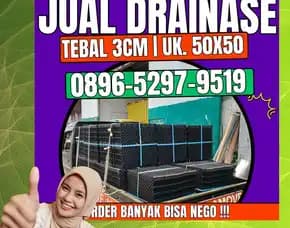 0896-5297-9519 (Wa), Tempat Jual Drainase Rumput Sintetis Palembang Air Kumbang