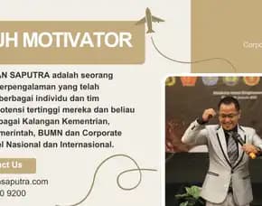 Pembicara Motivator Lumajang, Terpercaya & Solutif, Dian Saputra