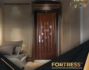 (Fortress) Pintu Baja Tahan Api 1 Daun Di Palu
