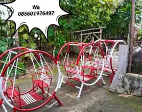 Pusat Ayunan Besi Taman Dan Playground Set Permainan Di Jatiyoso Karanganyar