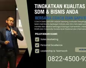 Trainer Capacity Building Tangerang Selatan, Terpercaya & Solutif, Dian Saputra