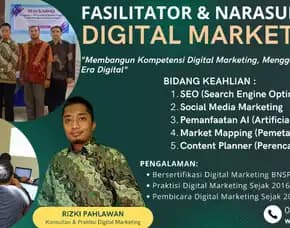 Call Fasilitator Narasumber Bisnis Digital Marketing Bnsp Kemnaker Tangerang Selatan Bandung Rizki Pahlawan
