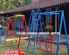 Contoh Ayunan Besi Custom Dan Perosotan Anak Kec Taman Kota Madiun