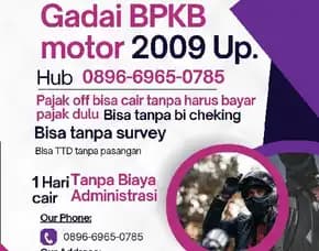 Gadai B P K B Motor Bandung Proses Cepat