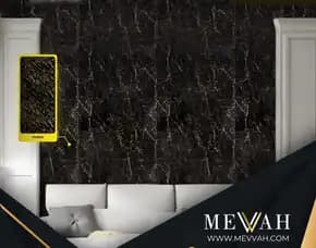 (Mevvah) Panel Marmer Pvc Dinding Hitam Di Kayong Utara