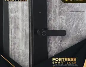(Fortress) Smart Lock Door 3d Face Recognition Fingerprint Lock With Keypad Di Palu