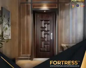 (Fortress) Pintu Baja 80x200 Untuk Pintu Utama Di Banjarmasin