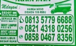 Sedot Wc Blitar Termurah