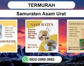 Termurah, 0822-2000-3882 Distributor Samuraten Asam Urat Kebumen