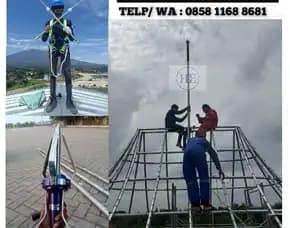 Spesialis Jasa Pasang Penangkal Petir Konvensional & Radius, Untuk Wilayah Bayah