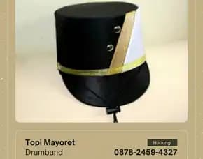 Harga Khusus Grosir Topi Drumband Polisi Karanggede, Harga Topi Drumband Sd Juwangi, Topi Drumband Akpol Gladagsari