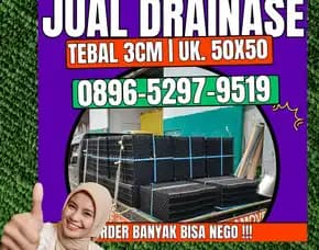 0896-5297-9519 (Bu Diana), Distributor Drainase Rumput Sintetis Padang Kabupaten Pesisir Selatan