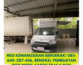 Misi Kemanusiaan Bergerak, Bengkel Pembuatan Box Mobil Carry Traga Bgn Semarang Demak