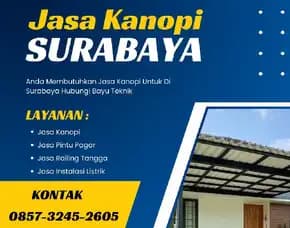 Jasa Kanopi Simokerto 0857*3245*2605