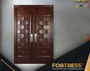 (Fortress) Pintu Kamar Tidur Baja Ringan 1 Daun Di Palu