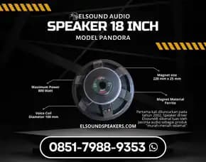 Speaker 18 Inch Elsound Audio Di Kaliabang Tengah Bekasi