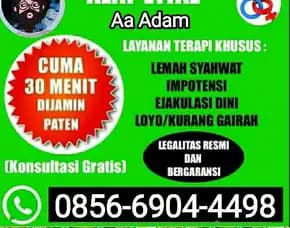 Pengobatan Terapi Vitalitas Pria Jakarta Aa Adam Terbaik Wa 0856-6904-4498