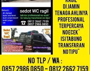 Jasa Sedot Wc Cilacap 0857-2986-0850 Ragil Sedot Wc
