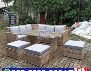 Jual Sofa Rotan Bali, Sofa Rotan Plastik Outdoor